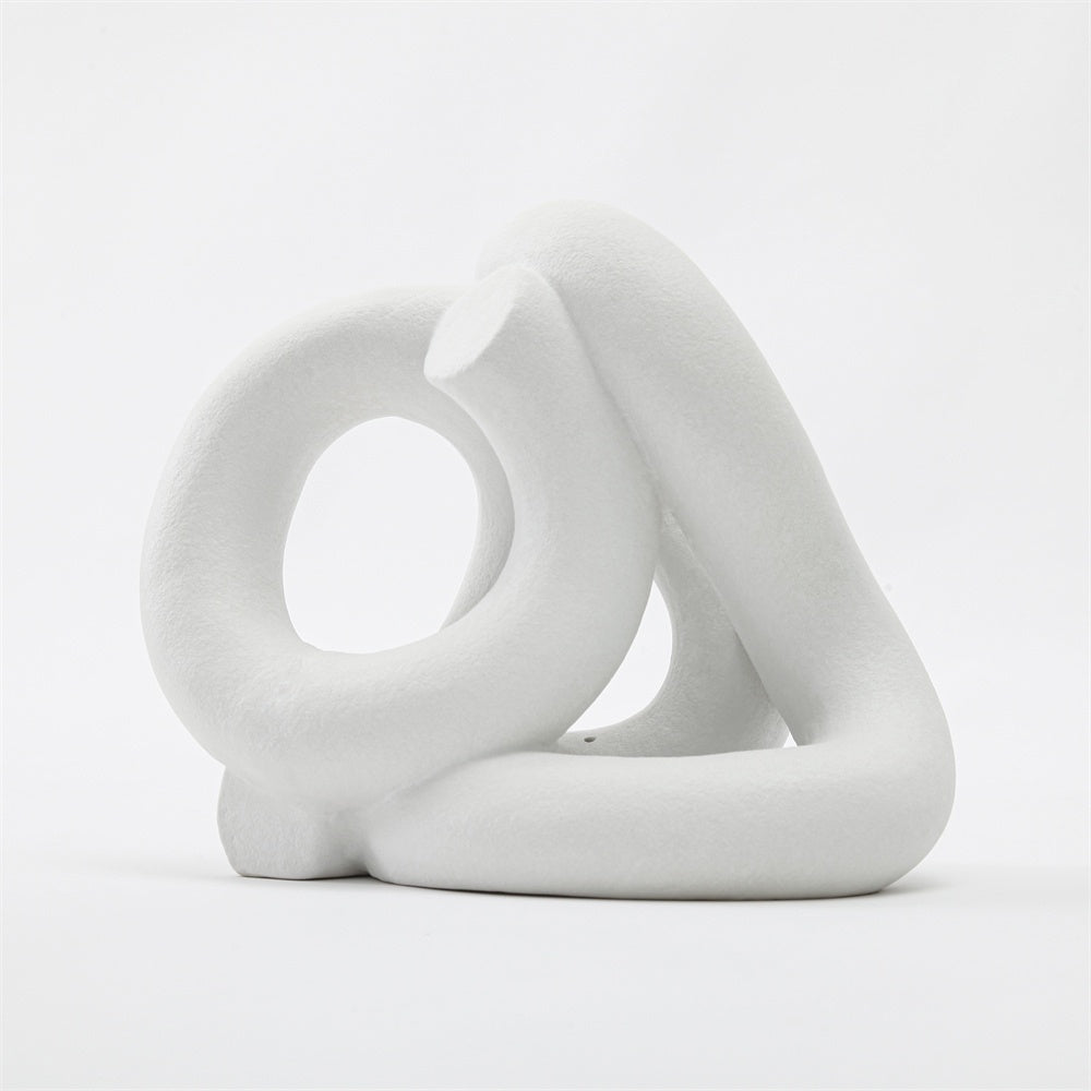 White Ceramic Abstract Sculpture 609731