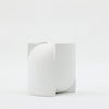 White Ceramic Abstract Vase 610007