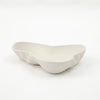 White Ceramic Textured Bowl 610102