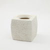 White Ceramic Square Vase 610105