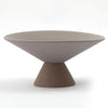 Taupe & Brown Ceramic Pedestal Bowl 610111