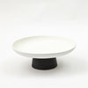 Black & White Ceramic Pedestal Bowl 610133