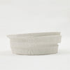 White Ceramic Textured Bowl 610157