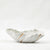 White Ceramic Decorative Bowl with Gold Detail 610181
