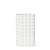 White Ceramic Rectangular Vase with Studs - Medium FA-D1971B