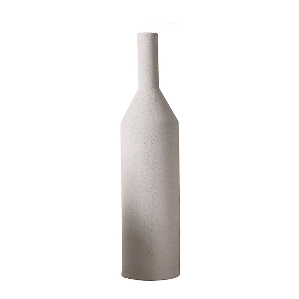 White Ceramic Vase with Long Neck FA-D2069A