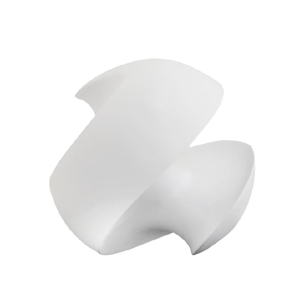 White Resin Twisted Sculpture H1101