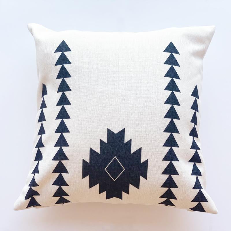 Black and white cheap tribal pillow