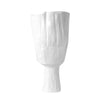White Textured Ceramic Vase - A FA-D2034A