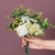 White Faux Rose Bouquet SHCB3012012