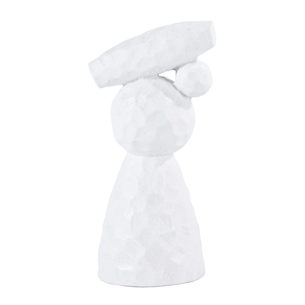 White Abstract Ceramic Sculpture 607283