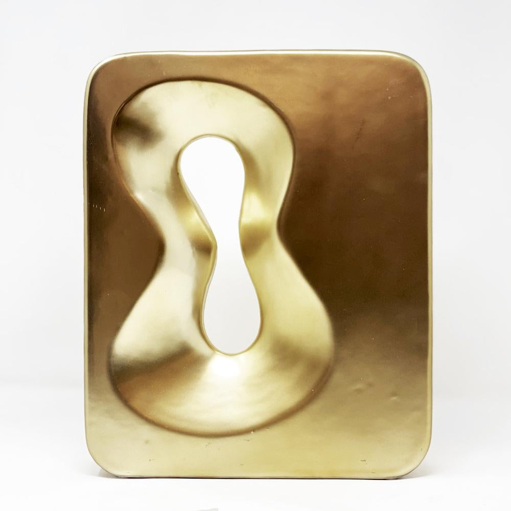 Ceramic and Electroplated Vase - B FA-D1941B
