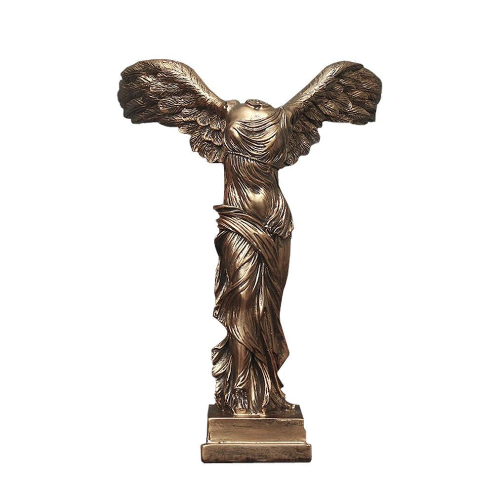 Resin Greek Bust with Wings - Gold