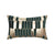 Dark Green Velvet Cushion with Gold Appliqué MND139