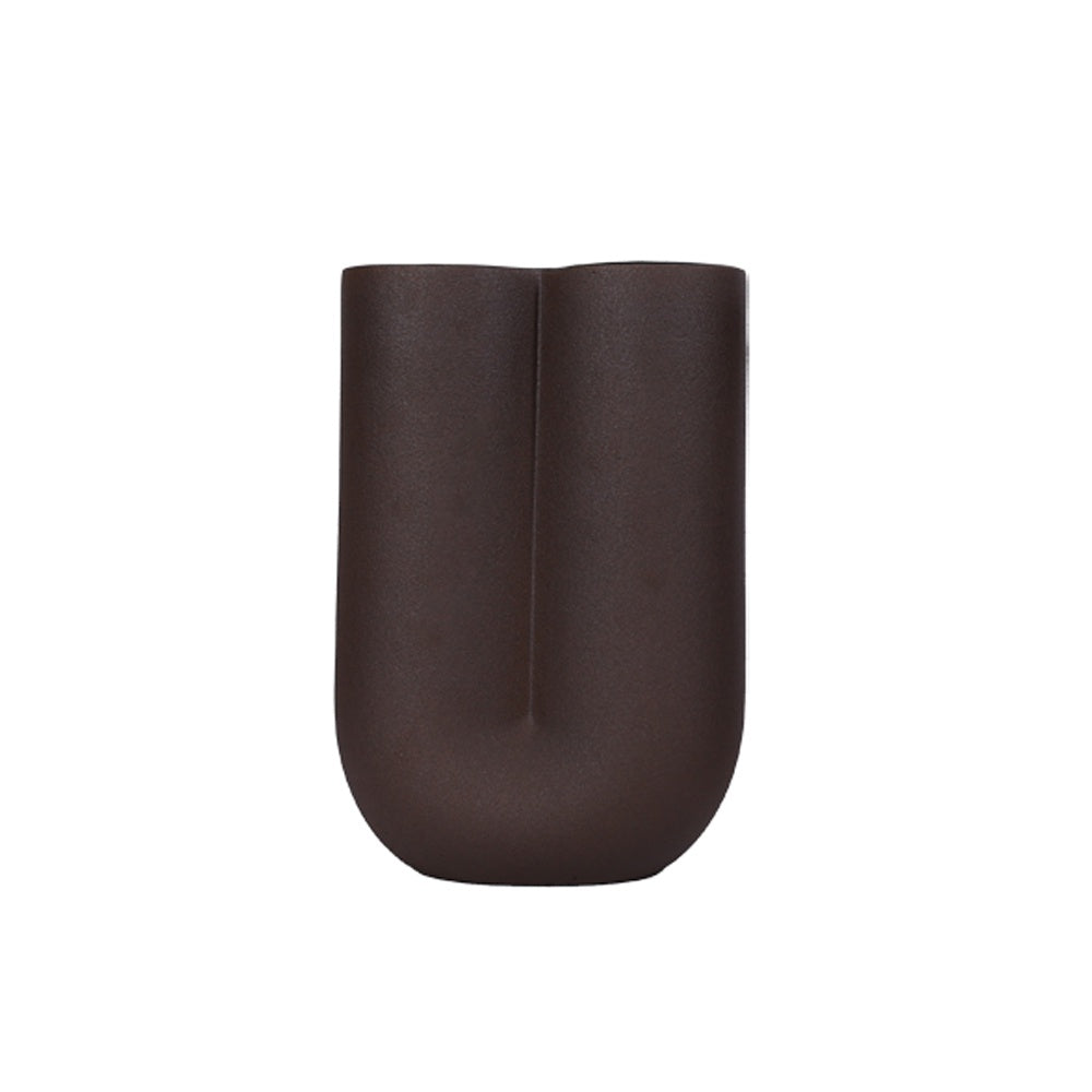 Black Resin Vase  9000-67