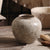 Beige Textured Ceramic Vase 695065