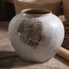 White Distressed Ceramic Vase 695186