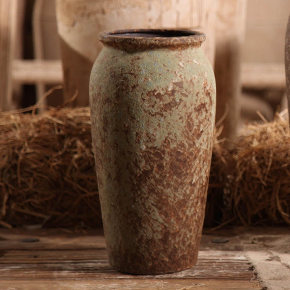 Rustic Ceramic Vase - Short 695588