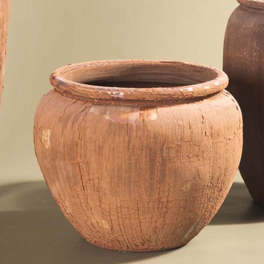 Clay Colored Ceramic Vase 697177
