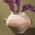 Distressed Ceramic Vase with Handle Detail 697385