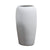 White Ribbed Ceramic Vase 697818