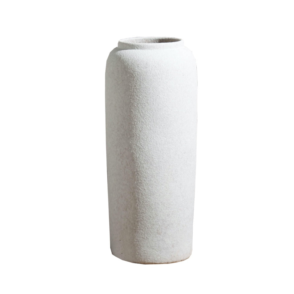 White Ceramic Floor Vase 698403