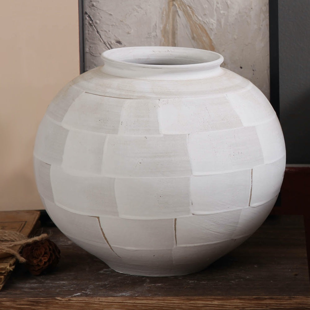 Antique Finish Ceramic Vase - Small 698600