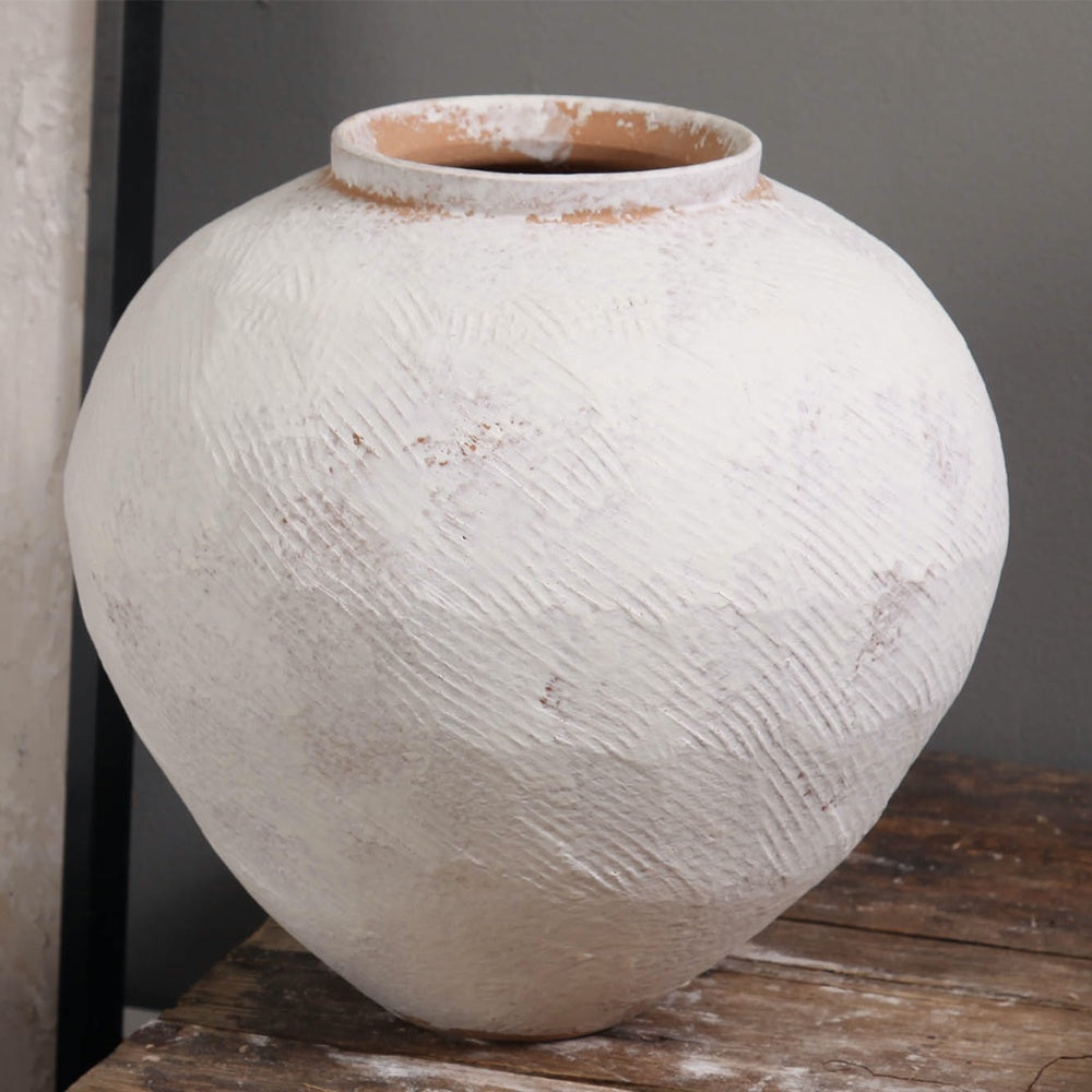 Antique Finish Ceramic Vase - Medium 698620