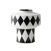 Black & White Harlequin Vase ZD-072