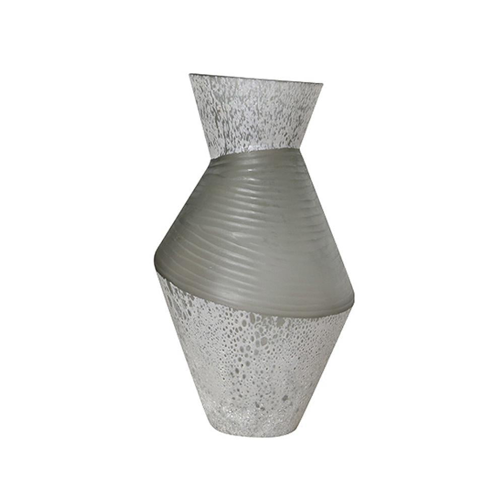 Grey Frosted Vase - Medium FB-ZS1925B
