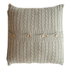 Grey Knitted Cushion MND169