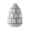 Grey & White Ceramic Vase - Medium HPLX0244CW2