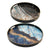 Set of 2 Round Resin Trays 48614-DS