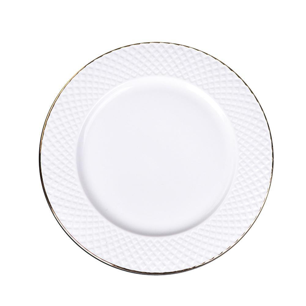 Basketweave Appetizer Plate BC-1103-SP
