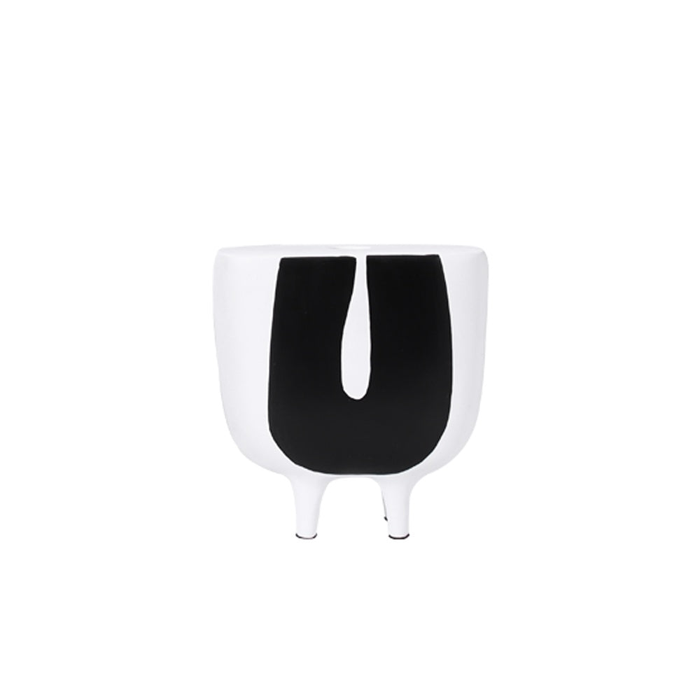 Black & White Resin Decorative Object 9000-34S