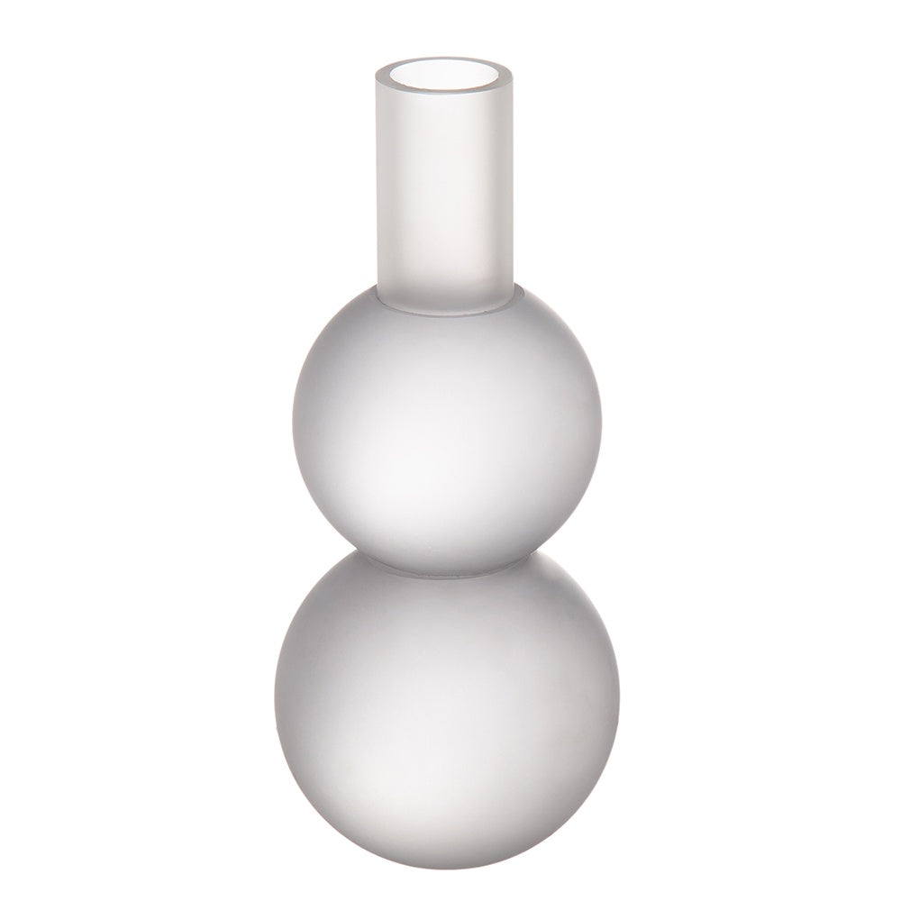Frosted Glass Candleholder 70358-SA