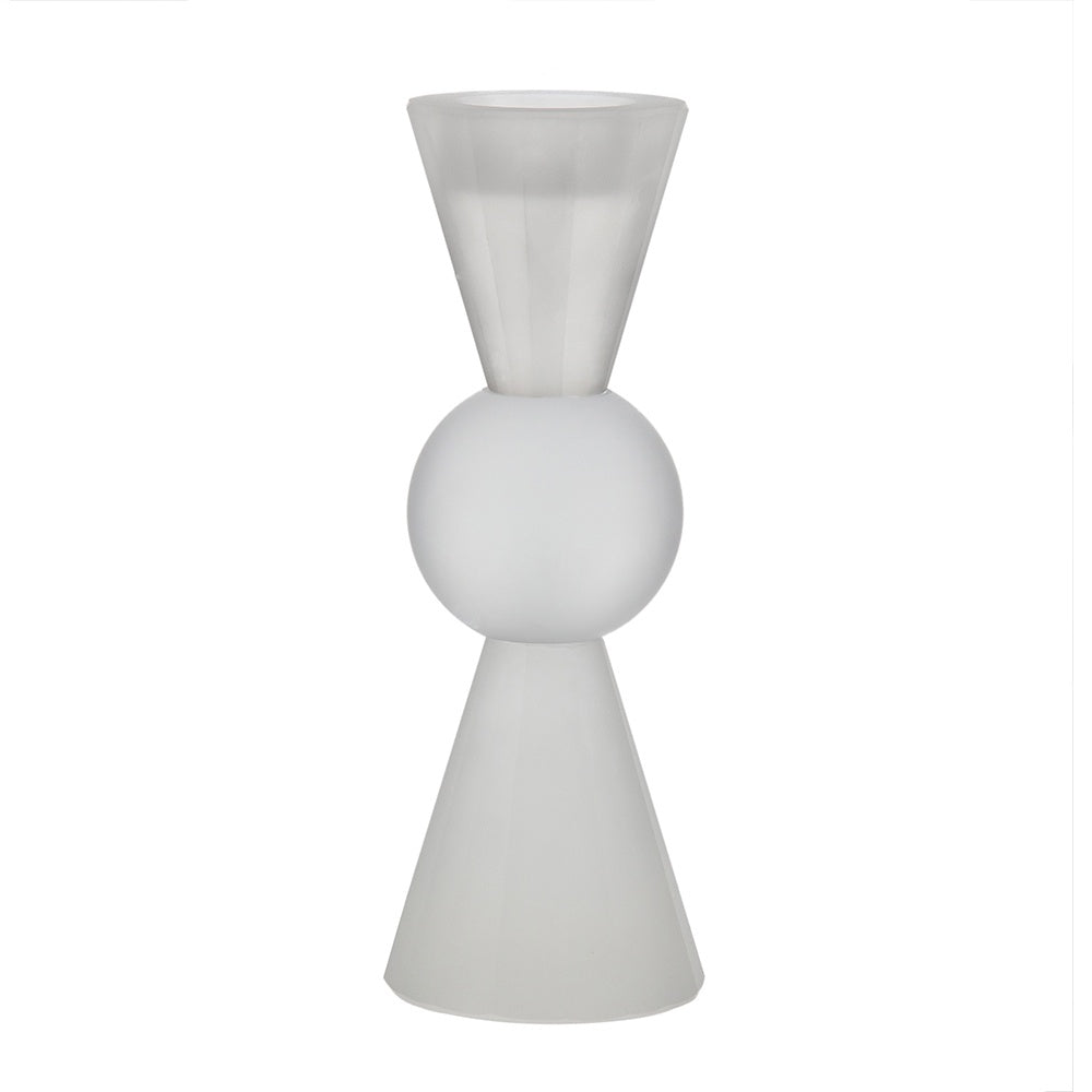 Frosted Glass Candleholder 70359-SA