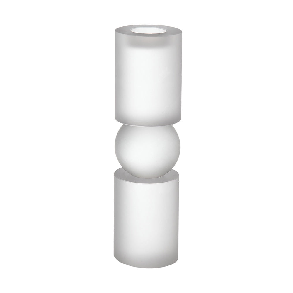 Frosted Glass Candleholder - Medium 70367-SA