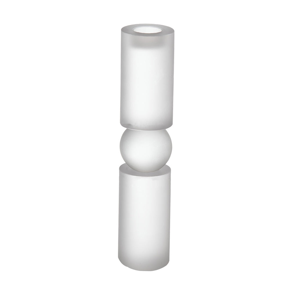 Frosted Glass Candleholder - Large 70368-SA