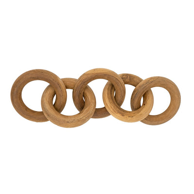 Large Teak Decorative Link Chain 70644