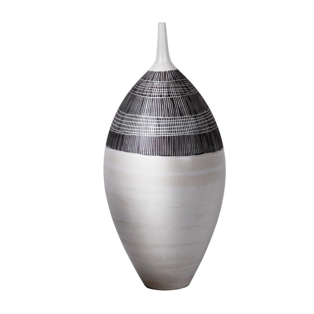 Black & White Ceramic Vase - Large 603753