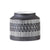 Black & White Patterned Ceramic Vase - Short 603565