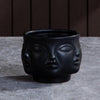 Black Ceramic Muse Succulent Planter ZD-136
