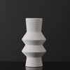 White Textured Ceramic Vase 277