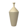 Beige Ceramic Vase 605456605456 مزهرية