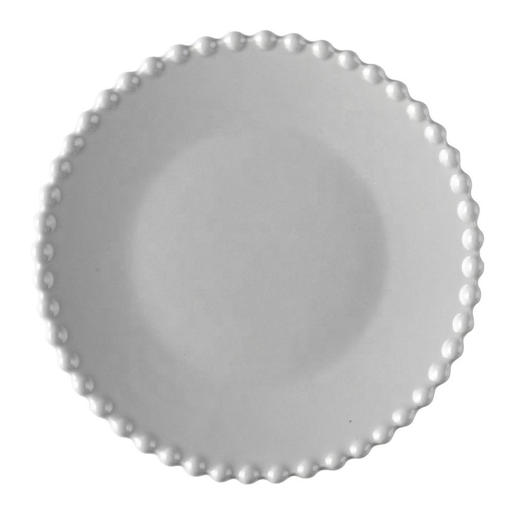 Rosalyn Dinner Plate - Grey HS-2183-DP-G