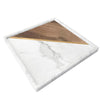 White Marble Tray with Wood FB-T1914