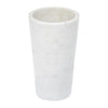 White Marble Vase + Candleholder 78023-DS