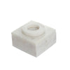 White Marble Box with 'O' Detail 78033-DS