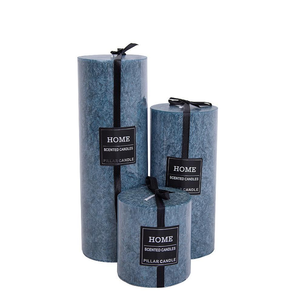 Blue Pillar Candle - Large FC-XY2005A